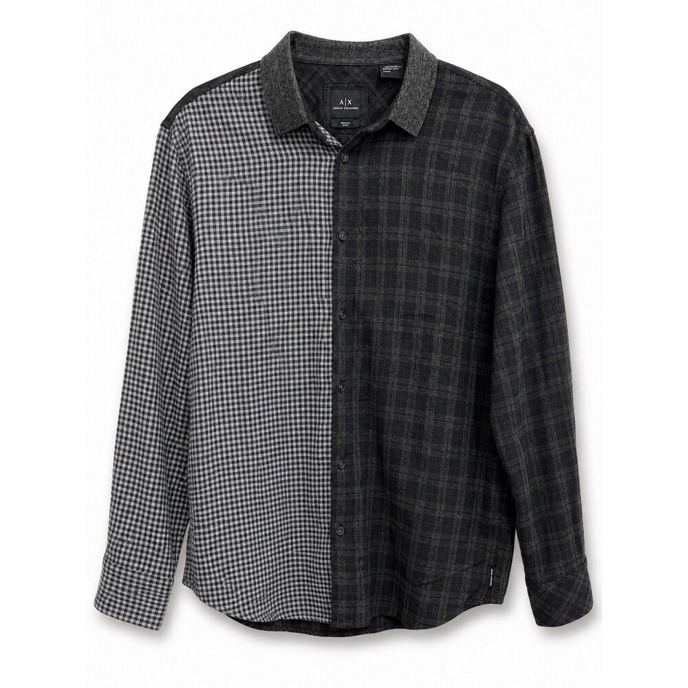 Armani Exchange Men's Long Sleeve Button Down Shirt